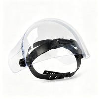 Casque de sécurité M1010 entièrement fermé avec écran facial de protection, compatible avec un support de masque anti-impact et anti-éclaboussures