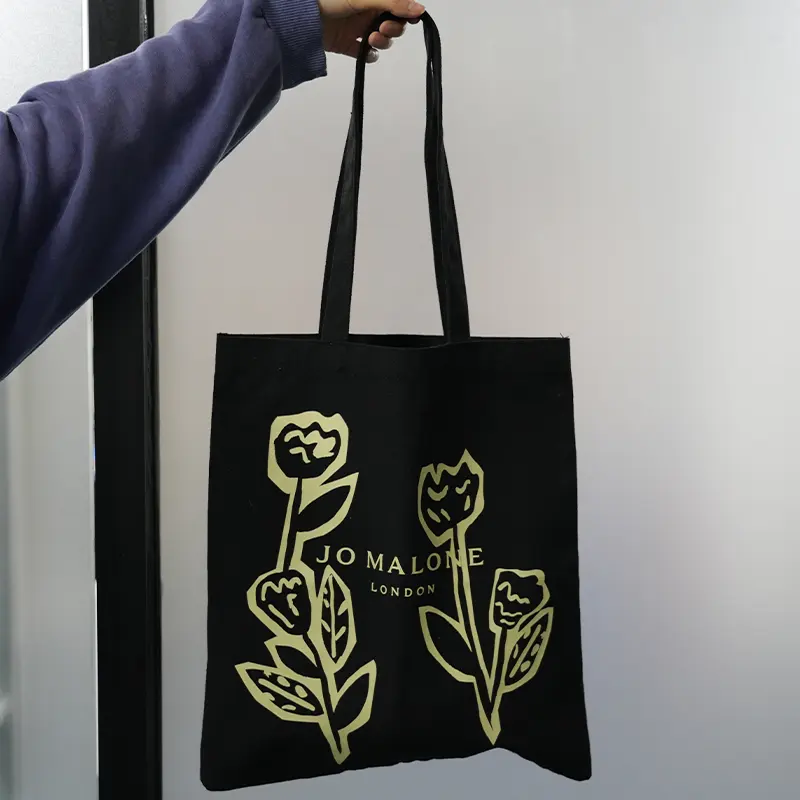 KAISEN School Bags Canvas New Fashion Reusable Natrual Color Cotton Canvas Shopping Bags Tote Bags Cotton