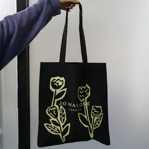 KAISEN School Bags Canvas New Fashion Reusable Natrual Color Cotton Canvas Shopping Bags Tote Bags Cotton