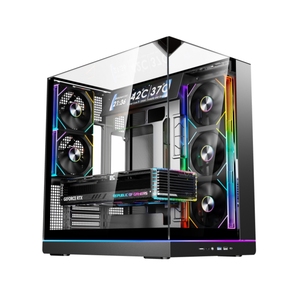 Boîtier <span class=keywords><strong>PC</strong></span> Gaming ATX en verre trempé, sortie d'usine, avec port TYPE-C - Product Image 1
