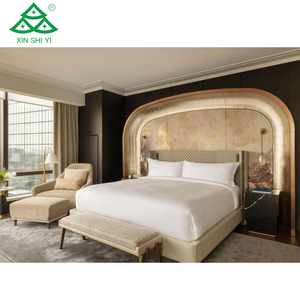 <span class=keywords><strong>Raffles</strong></span> Boston Boutique <span class=keywords><strong>Hotel</strong></span> Meubles de chambre à coucher modernes de qualité standard avec lit Queen en bois massif pour appartement - Product Image 1