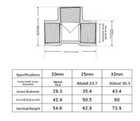 Grosir Pabrik kualitas tinggi pipa PVC fitting BS benang standar kaus wanita untuk pasokan air Harga rendah tekanan tinggi