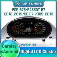 Pour VW Passat B7 2012-15 et VW CC B7 2009-13, écran LCD numérique, système Linux, CarPlay sans fil, Android Auto, multiples thèmes UI
