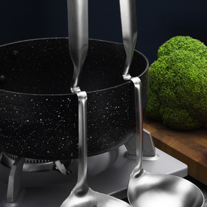 Ustensiles de <span class=keywords><strong>cuisine</strong></span> multi-usages en acier inoxydable 304 : écumoire, louche, cuillère, passoire à soupe pour la <span class=keywords><strong>cuisine</strong></span> - Product Image 3