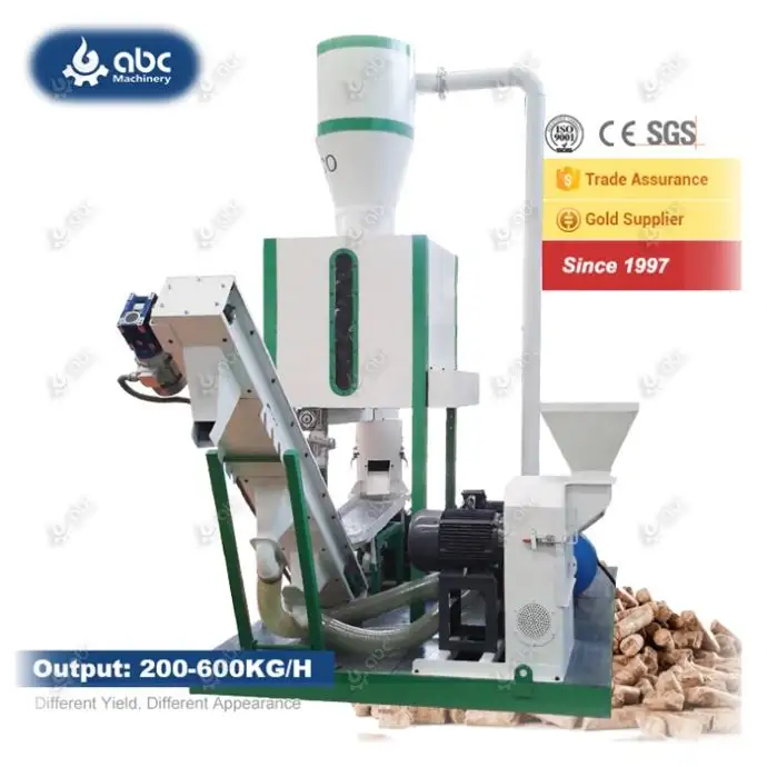 Mesin Pellet Granule kayu portabel Abc multifungsi