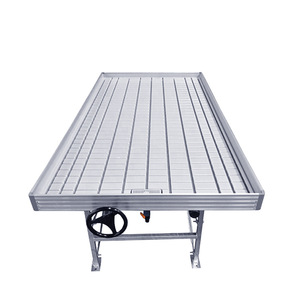 <span class=keywords><strong>Table</strong></span> de culture hydroponique à flux et reflux commercial, lit de semis à flux et reflux, irrigation à flux et reflux, banc roulant à flux et reflux pour serre - Product Image 1
