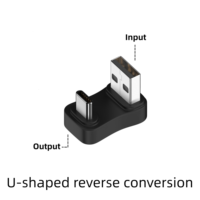Konektor Transfer kecepatan tinggi Data USB QC USB a Male ke Tipe C Male Adapter 10Gbps USB 3.1 untuk ponsel Notebook U Disk