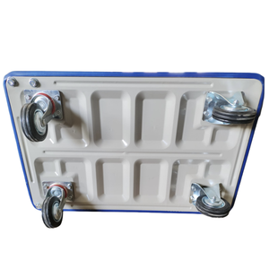 Tugas berat kapasitas 150kg lipat Platform troli karet baja Flatbed <span class=keywords><strong>Dolly</strong></span> <span class=keywords><strong>Cart</strong></span> untuk gudang rumah kantor mendorong bergerak tangan truk - Product Image 5