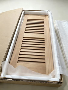 Juego de Puertas Plegables de Madera para Armario, Acabado Mate, Operación Manual, Diseño Rectangular Minimalista, Solución de Almacenamiento para Hogar y Oficina - Product Image 5