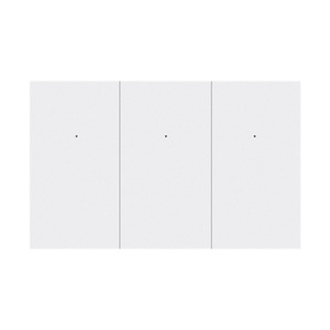 Interruptor de Pared Minimalista de 2 Botones, Plástico Blanco, Diseño Moderno - Product Image 3