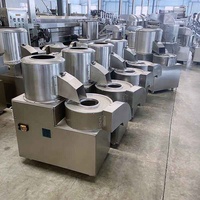 DY professionnel QS400-10 automatique lavage de pommes de terre épluchage découpeuse petite échelle croustilles faisant la machine