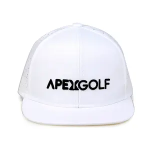 Melin-casquette imperméable et à séchage rapide pour golf, étanche, avec trou laser, perforée, marque, snapback