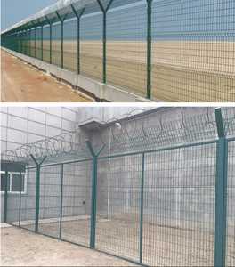 Clôture de sécurité aéroportuaire personnalisée, anti-coupure, anti-intrusion, barrière périmétrique en acier galvanisé pour zone restreinte - Product Image 2