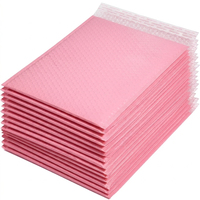 Pochette cosmétique protectrice auto-adhésive de 0,1 mm en PO avec structure à bulles pour l'expédition de produits de soin de la peau