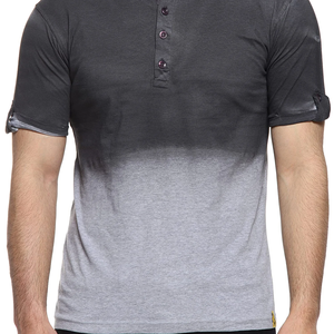 Precio al por mayor, camisetas de hombre de calidad superior, diseño personalizado, Color sólido de talla grande, estampado de punto informal, manga corta con estilo - Product Image 6