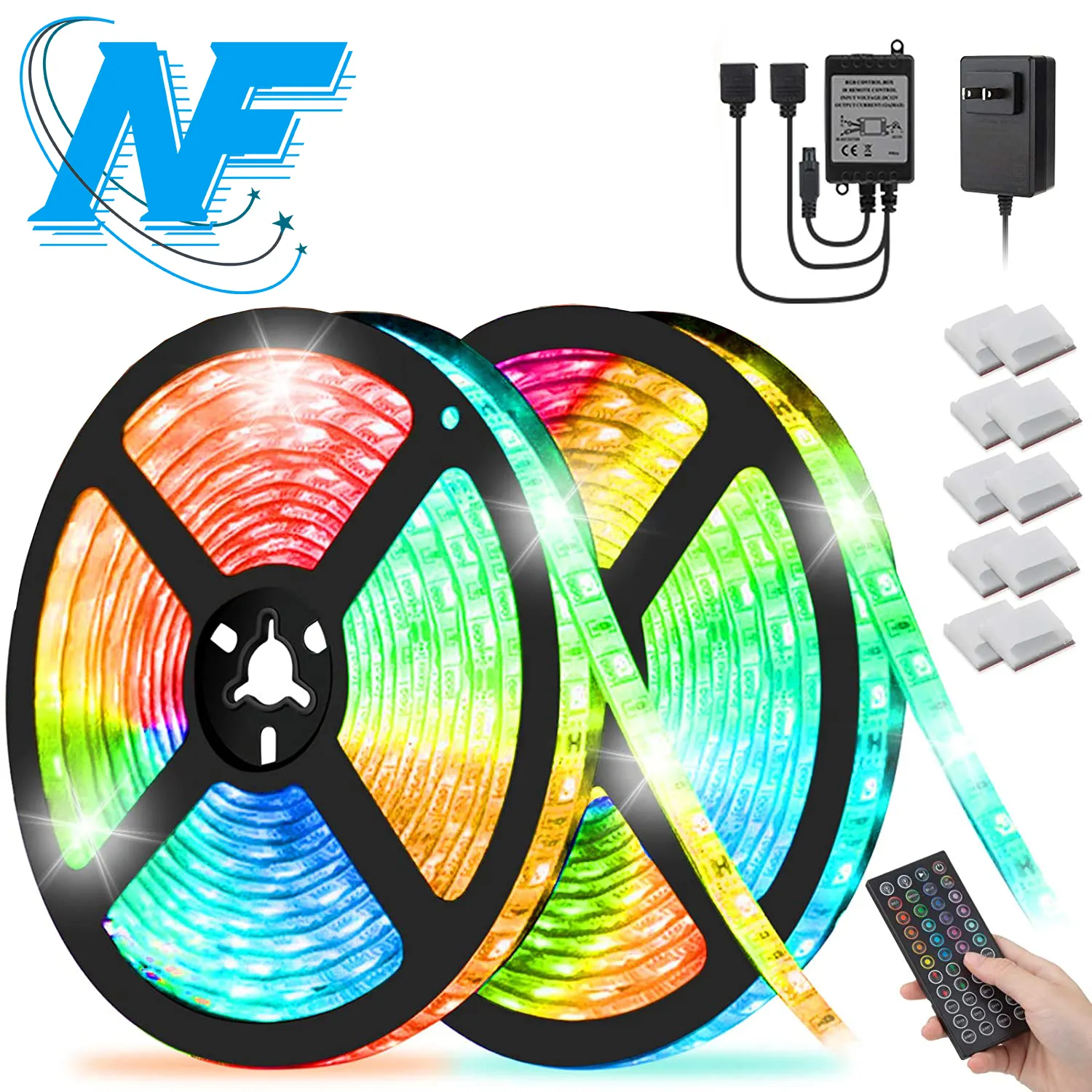 Led Strip Verlichting 32.8ft Rgb Kleur Veranderende Led Light Strip Kit Led Verlichting Voor Thuis Kamer Party Holiday Decoratie