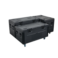 Boîte de rangement en plastique PE à prix d'usine, boîte à outils multifonctionnelle, étui pour écran LED, valise de transport verrouillable