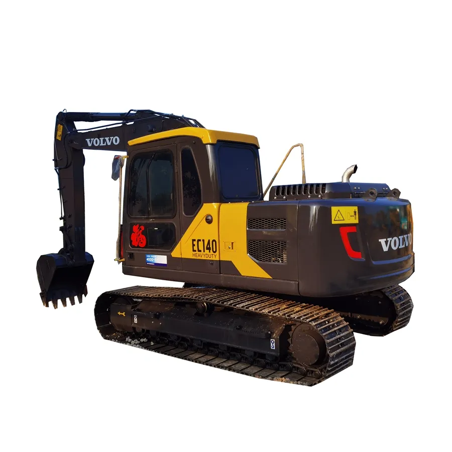 Used Excavators In China Exporting Second Hand Excavators EC140 Mainly Used For Laying Pipelines Filling Drainage Systems