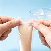 Sacs à glaces jetables en plastique PE de qualité alimentaire, écologiques, avec fermeture éclair, moules à glaces DIY pour smoothies aux fruits, jus, yaourt