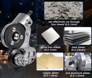 Máy Cắt Tấm Khoan Điện Đầu Bánh Răng Kim Loại Cứng Cáp Đính Kèm Máy Khoan Đầu Cắt Tấm Sắt Nhôm - Product Image 3