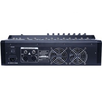 Console de mixage amplifiée DMX16-12 12 canaux 350W x 2 canaux, égaliseur, amplificateur, mixeur sonore