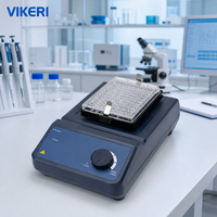 Agitateur de laboratoire MX-M pour microplaques, mélangeur orbital 0-1500 tr/min, affichage LED, fonction minuterie, commande par bouton pour ELISA 96 puits