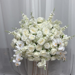 Centro de Mesa Moderno y Ecológico con Bola de Rosas de Seda Artificial para Decoración de Bodas y Graduaciones - Product Image 3