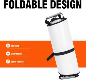 <span class=keywords><strong>Luge</strong></span> à neige pliable ultra-portable, robuste et durable pour enfants, pour le plaisir hivernal, avec poignées en tissu écologique et structure sandwich - Product Image 3