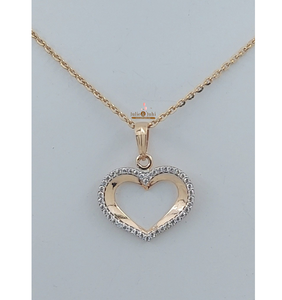 จี้ทอง18กะรัตแท้สำหรับผู้หญิงเครื่องประดับทองสวยงามดีไซน์น้อยที่สุดตกแต่งด้วยลวดลายประณีตและสไตล์ดั้งเดิมที่หรูหรา - Product Image 1