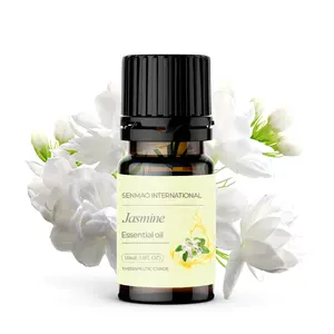 Vente chaude 100% huile essentielle naturelle et biologique huile de jasmin pour les soins de la peau