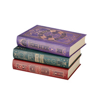 Boîte de rangement décorative haut de gamme en forme de livre vintage, en bois massif, style artistique, pour cadeau du Nouvel An ou joli souvenir