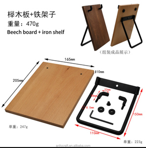 Nhà Máy Trực Tiếp 2025 Gỗ Máy Tính Để Bàn Lịch Đứng Dễ Dàng Để Cài Đặt Hiện Đại Wrought Sắt Hỗ Trợ Phong Cách Kim Loại Máy Tính Để Bàn Tổ Chức - Product Image 4