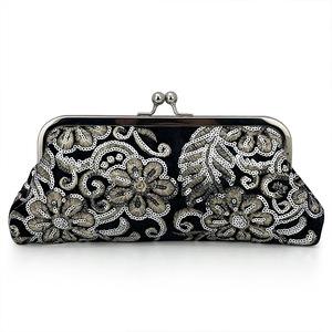 Bolso de Noche Clásico Popular con Cuentas Bordadas, Ideal para Combinar con un Bolso de Cena Retro Portátil para Novias y Damas de Honor - Product Image 1