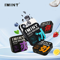 Chewing-gum en vrac sans sucre Chewing-gum à saveur naturelle Super Menthe Cool Fruity Granule Chewing-gum