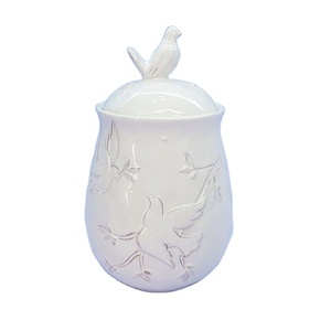 <span class=keywords><strong>Pigeon</strong></span>-shaped Hand Painted Ceramic Cookie Jar động vật theo chủ đề thực phẩm lưu trữ & <span class=keywords><strong>container</strong></span> - Product Image 1