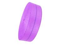 Correa de cincha de hilo crudo de alta tenacidad 100% poliéster ecológico morado 2t-5t para cinturón de seguridad de equipaje en stock