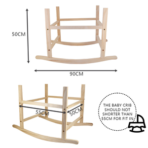 Haute qualité à la main en tricot Crochet nouveau-né pépinière Pad bébé berceau berceau <span class=keywords><strong>couche</strong></span> panier à langer avec Base en bois pour la maison - Product Image 3