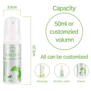 Stain Removal Teeth Whitening Foam <b>Organic</b> Toothpaste for Tooth Whitening Kit - Product Image 5