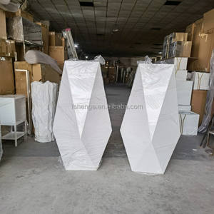 Più venduto vaso di fiori in metallo fatto in casa/grande vaso di fiori all'aperto/vaso di piante bianche - Product Image 2