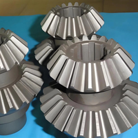 Kits d'engrenages coniques forgés de précision OEM ODM résistants à l'usure 20CrNiMo 316 SS pour machines minières, agricoles et robotiques, marque Jiucheng