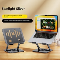 Support universel pour tablette en acier au carbone, réglable en hauteur, rotation à 720°, stabilisation d'image, streaming en direct, visionnage de séries