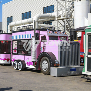 Eco Friendly Electric Food <b>Trailer</b> with Solar Panel Option Mobile Kitchen for Healthy Food and Snack Selling - Product Image 1