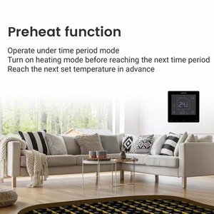 Menred tuya wifi màn hình cảm ứng sưởi ấm sàn lập trình thông minh nhiệt cho phòng sưởi ấm, CE/RoHS chứng nhận, IP20 - Product Image 3
