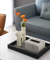 Vase à fleurs en céramique fait à la main pour chat centres de table salon cuisine bureau, cadeau d'amant de chat