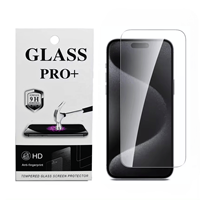 Protecteur d'écran en verre trempé transparent 2.5D 9H pour iPhone 17 Air 16 Plus 15 14 13 12 11 Pro Max XS XR