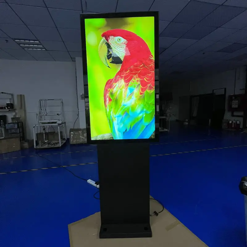 Ip65 impermeabile all'aperto 55 pollici Display Lcd schermo pubblicitario Android Digital Signage Display Totem Kiosk