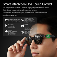 Lunettes Intelligentes de Lecture avec Caméra IA, Verres à Changement de Couleur IA, Téléprompteur, Lunettes de Sport Intelligentes