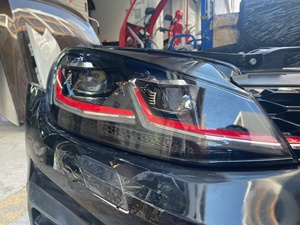 Fari Anteriori LED SJC di Alta Qualità con Luci Diurne DRL per VW <span class=keywords><strong>GOLF</strong></span> <span class=keywords><strong>7</strong></span> MK7.5 2013-2020, Luce Gialla 6000K 4000 Lm - Product Image 5