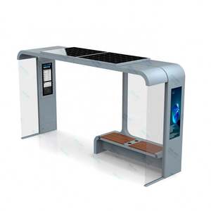 Scheda di fermata del <span class=keywords><strong>Bus</strong></span> in acciaio a forma di rettangolo a basso prezzo 12V per pubblicità a LED produttore professionale - Product Image 4