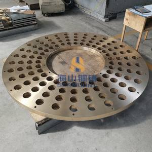 Plaque coulissante à bride en bronze pour concasseurs à rouleaux Plaques d'usure autolubrifiantes sans huile US - Product Image 5